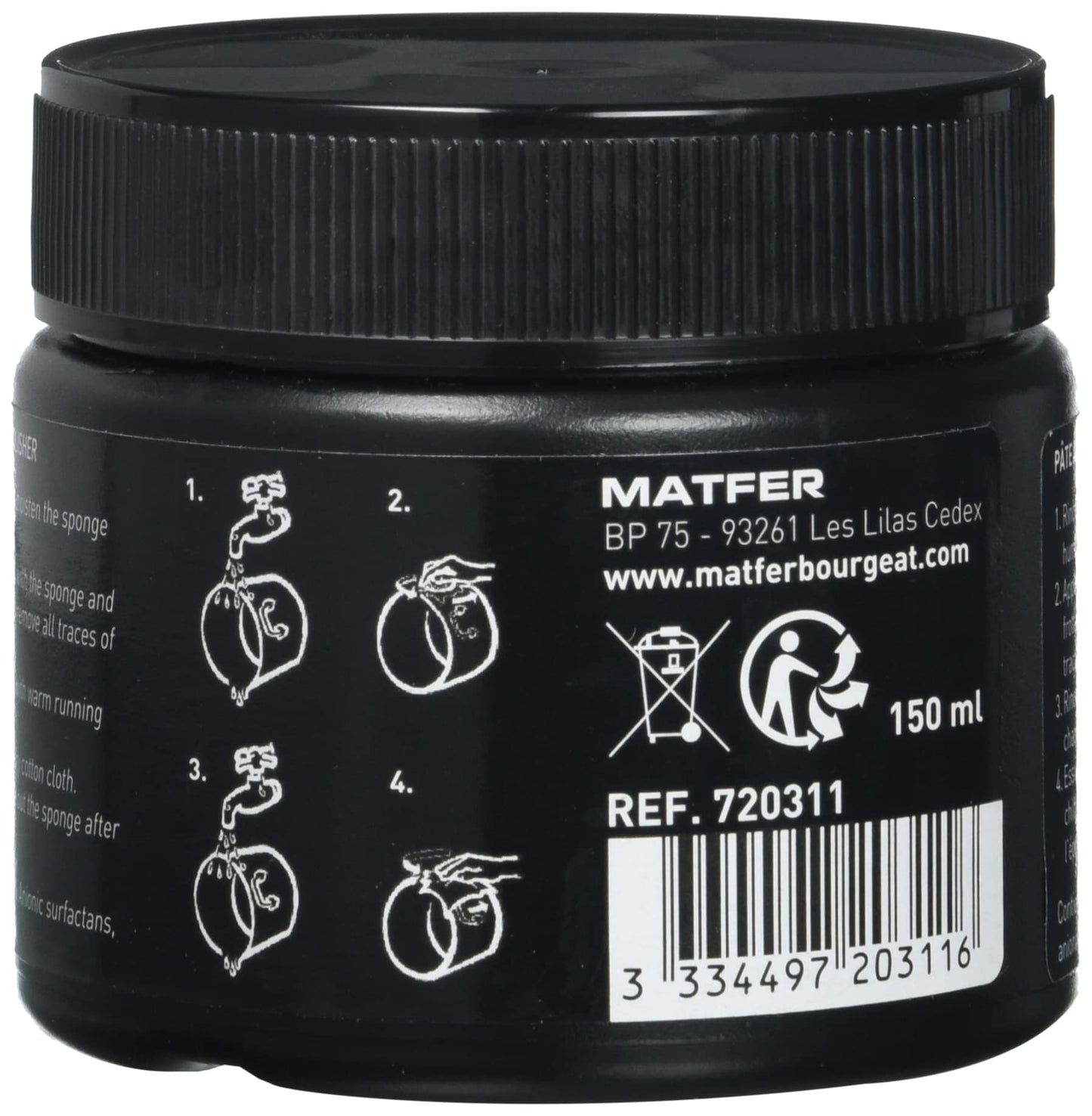 Matfer Bourgeat Bistro Copper Cleaning Paste, 5 fl. oz.