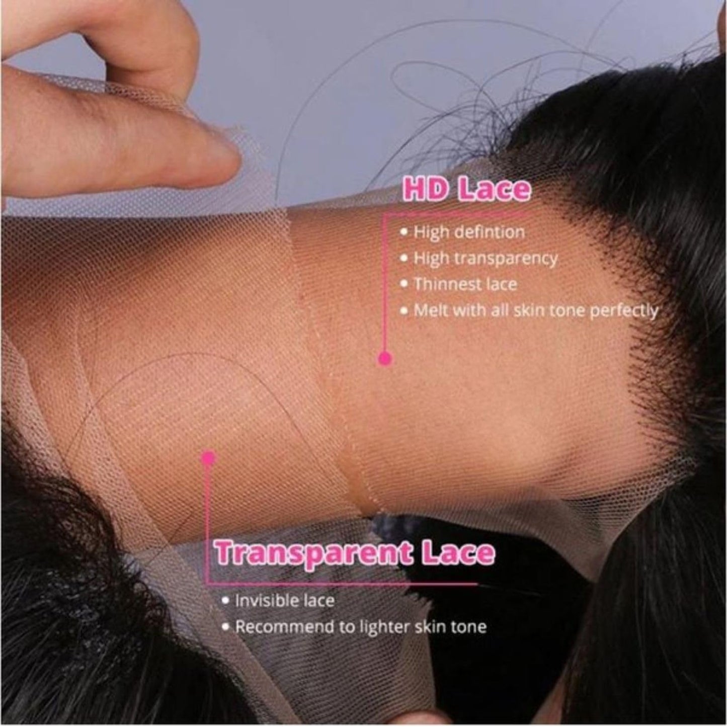 4x4 Transparent HD Lace Closure Human Hair Straight Frontal Closure Invisible Pre Plucked Human Hair, Frontal Hd Lace 4x4 Sew in Hair With Closure Natural Black 16 Inch