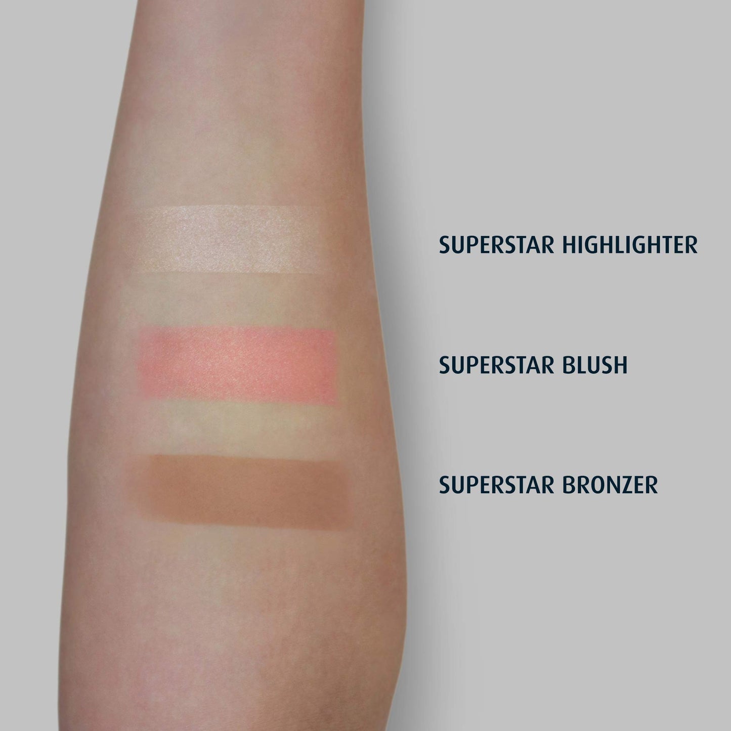 Lune+Aster SuperStar Blush - Peachy-Pink, Soft Sheer Finish, Buildable Color | Talc-Free Powder | Vegan & Gluten Free | Made in USA