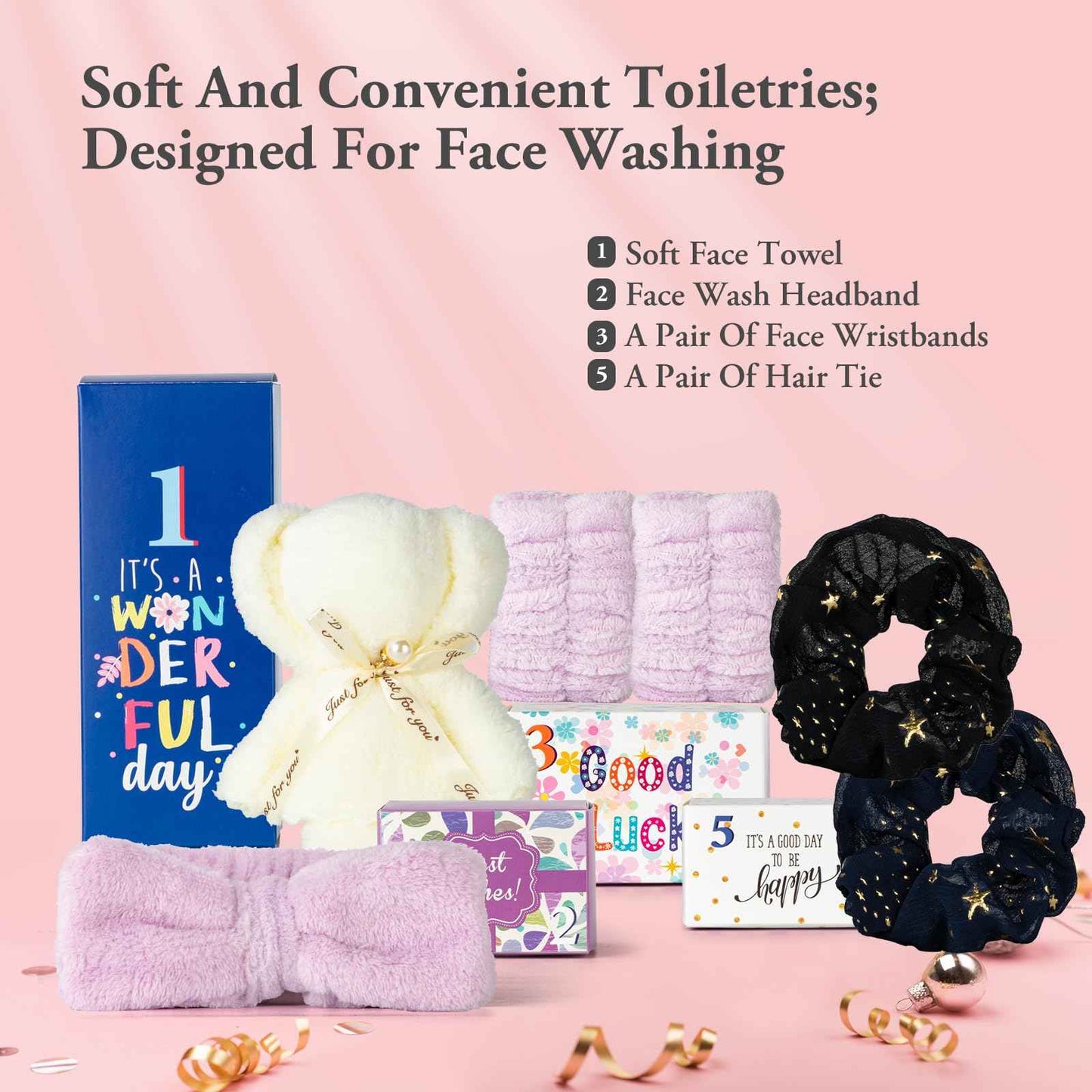 Luxury Spa Gifts for Her - 15pcs Birthday Surprise Box with Hand Cream, DIY Nails Set & Skin Care Gift Sets for Women, Moms & Daughters