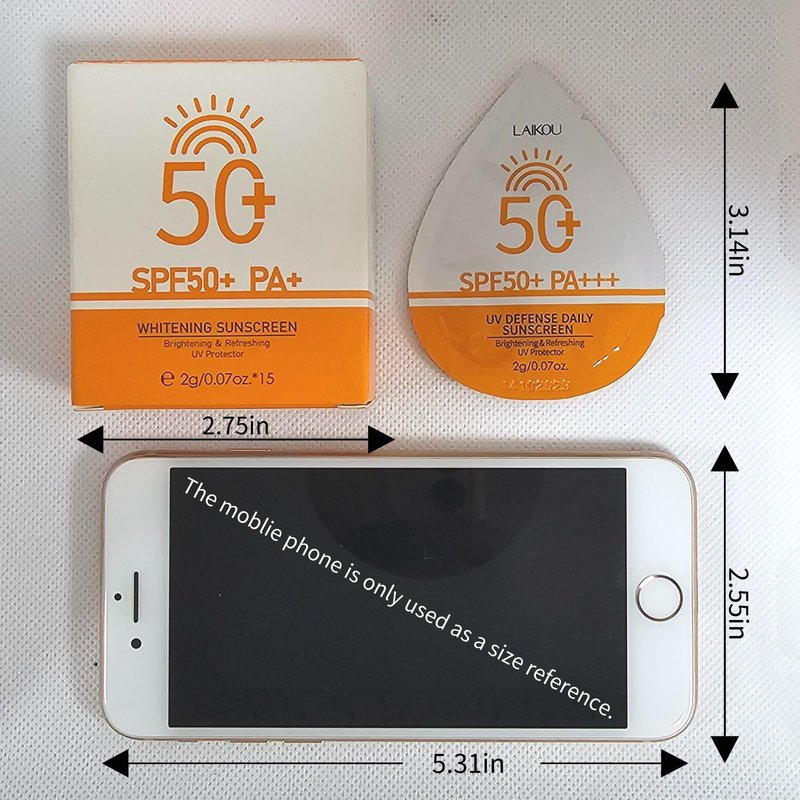 2g*45PCS Travel Size Sunscreen SPF50+ PA+ – Mini Sunscreen for Face & Body, Waterproof, Non-Greasy, Perfect for Thank You Gifts & Mini Travel Items