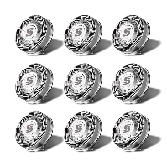SH50 Replacement Heads for Series 5000, HQ8 Heads Compatible with AquaTouch, PowerTouch, 9-pc pack