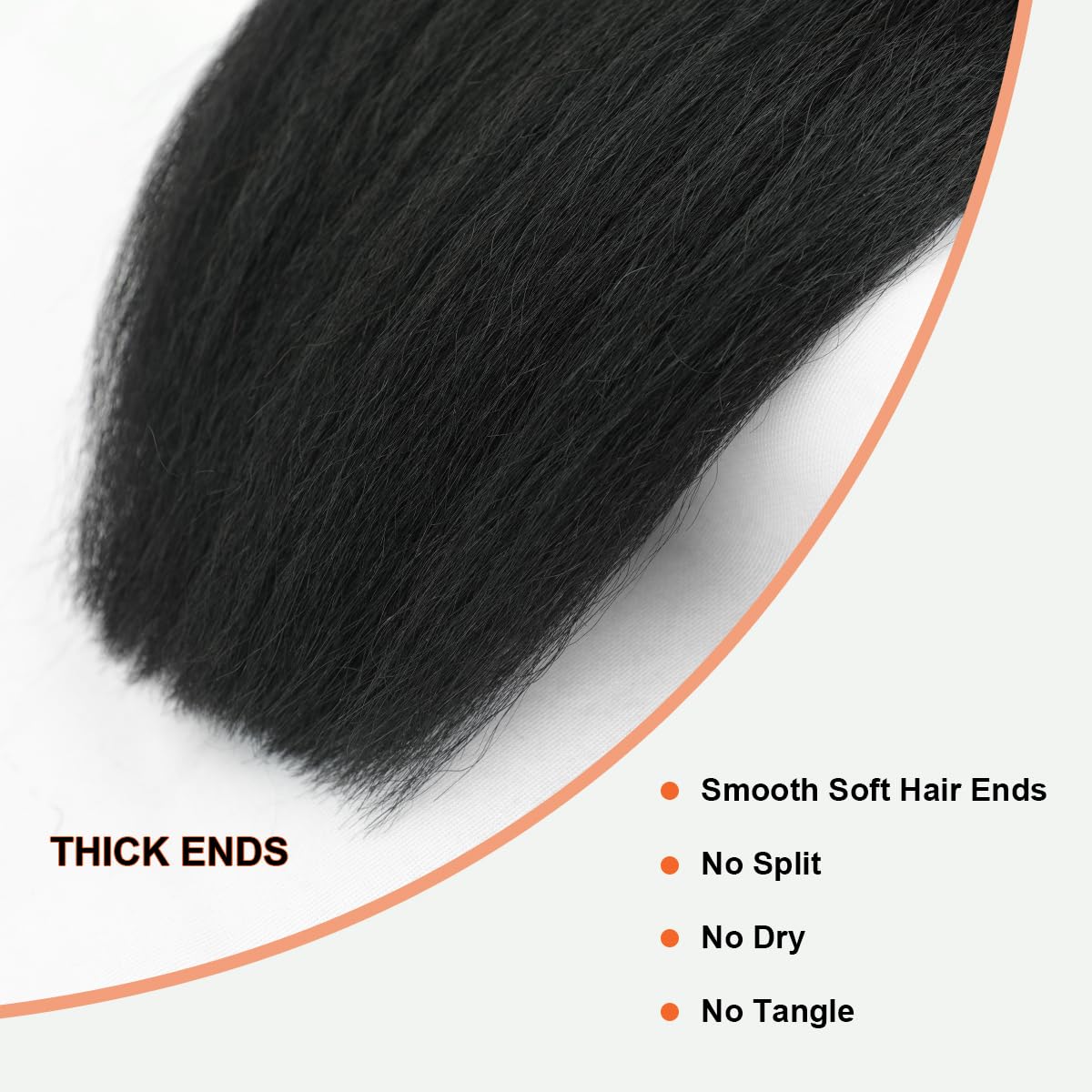 Yaki Straight Bundles Kinky Straight Bundles Human Hair Kinkystraight 12A 100% Unprocessed Brazilian Virgin Human Hair Bundles for Black Women Natural Black Remy Hair Extension 1 Bundle 14 Inch