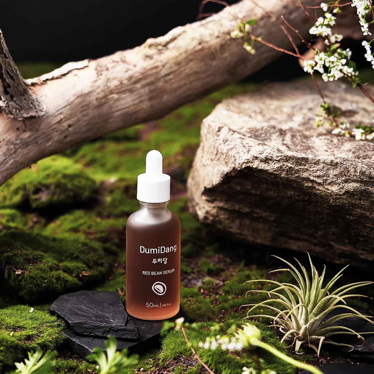 DumiDang Red Bean Serum - Korean Traditional Vegan Skincare Formula, Anti-Aging & Nourishing skin with Fermented Red Bean Extract and Kelp Extracts, 50mL | 1.69fl. oz