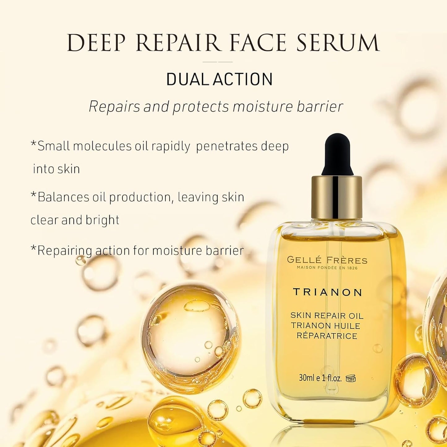 Q10+ Vitamin E Facial Oil Serum - Moisturizing & Antioxidizing for All Skin Types | 30ml