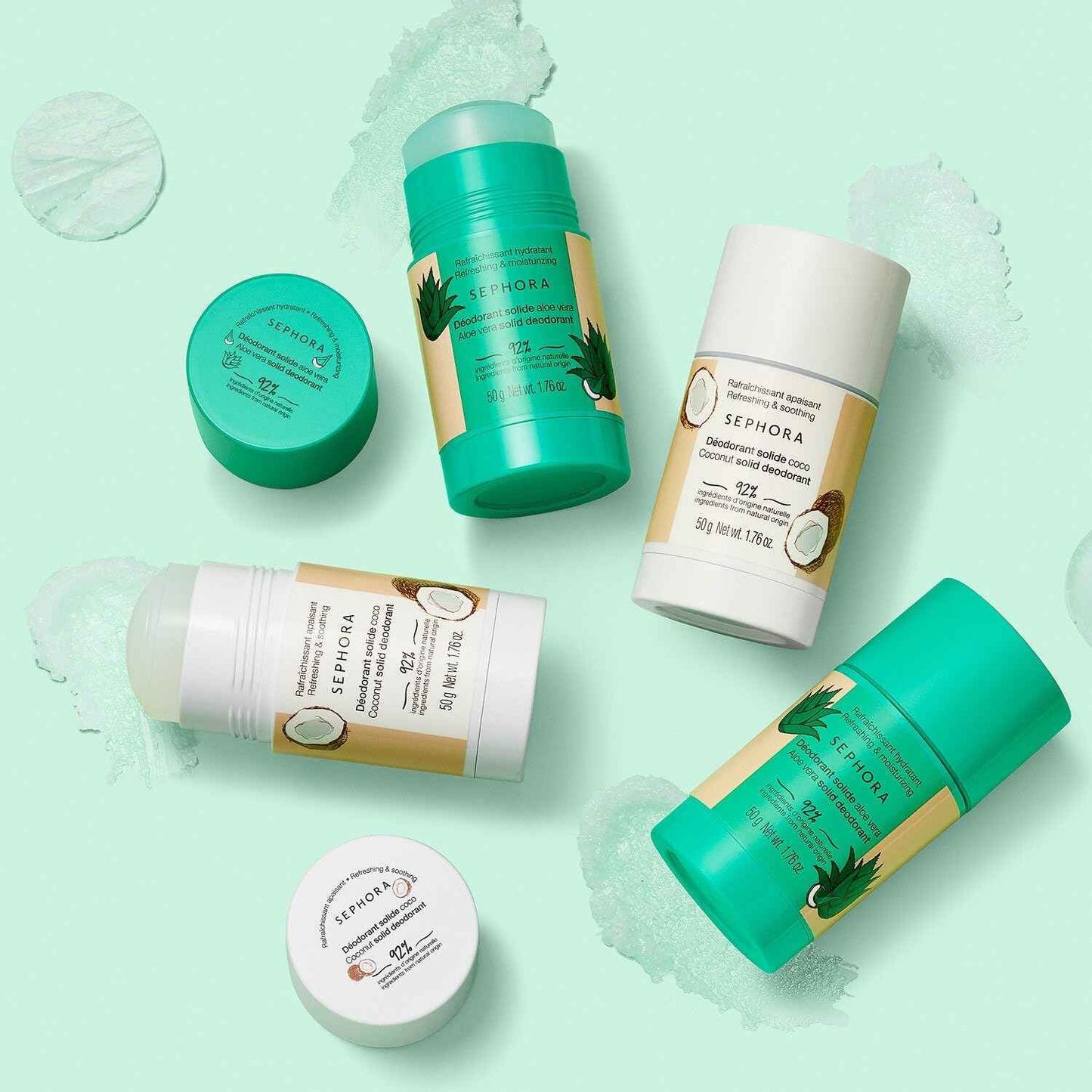Sephora Coconut Solid Deodorant - Refreshing & Soothing 1.76 oz