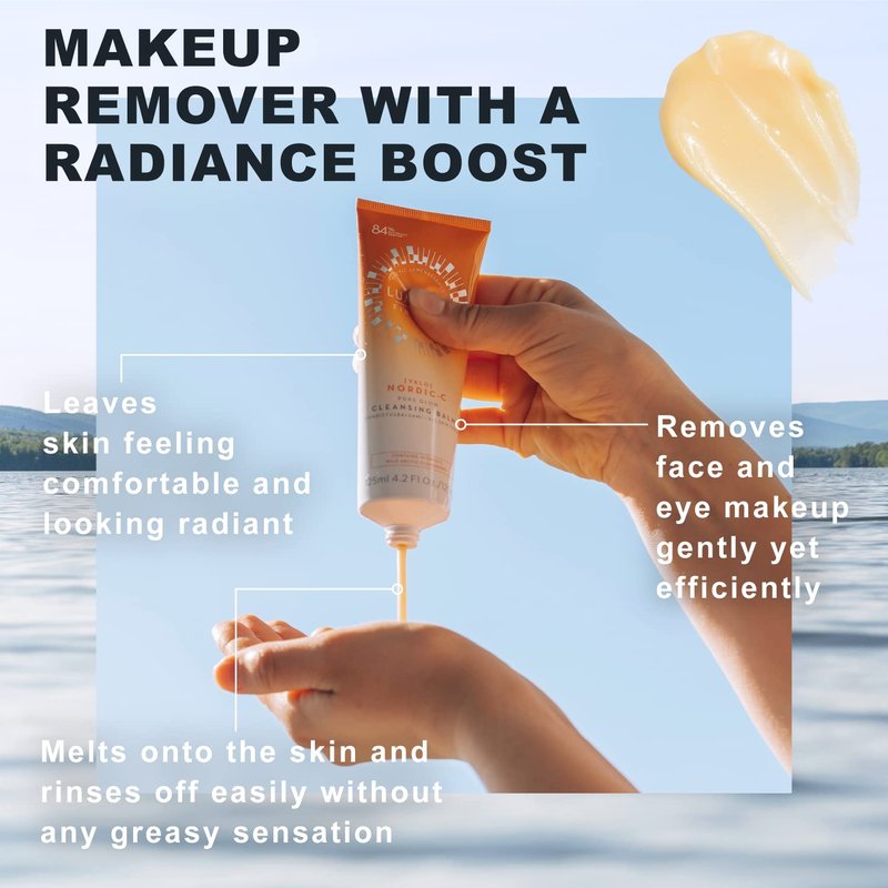 Lumene Pure Glow Cleansing Balm - Vegan Skincare for Radiant Skin | 125ml
