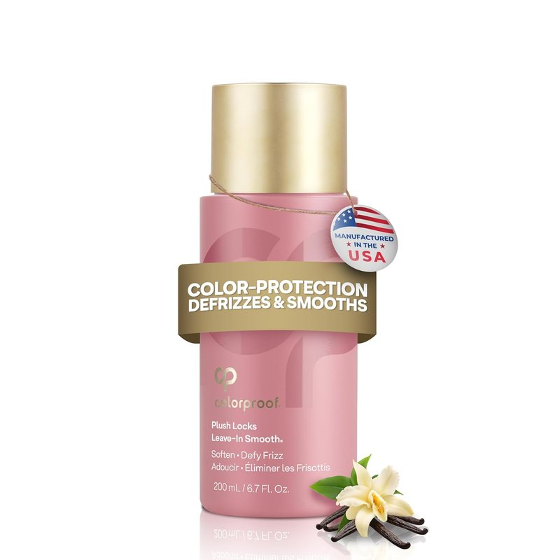 Plush Locks Leave-In Smoothing Lotion - Anti-Frizz Formula with Vanilla Scent | 6.7 fl oz, Vegan & Sulfate-Free