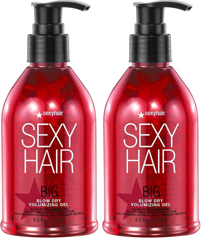 Big Blow Dry Volumizing Gel - Adds Volume & Hold | Humidity Resistant for All Hair Types | 8.5 Fl Oz (Pack of 2)