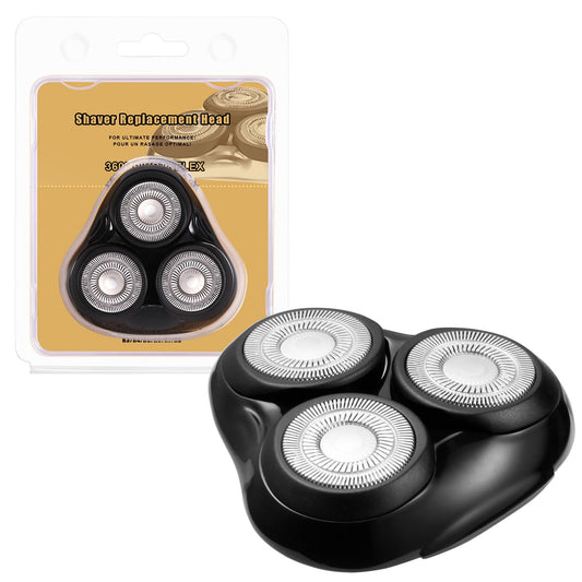 Universal Rotary Replacement Shaver Head for Remington Shaver,Black
