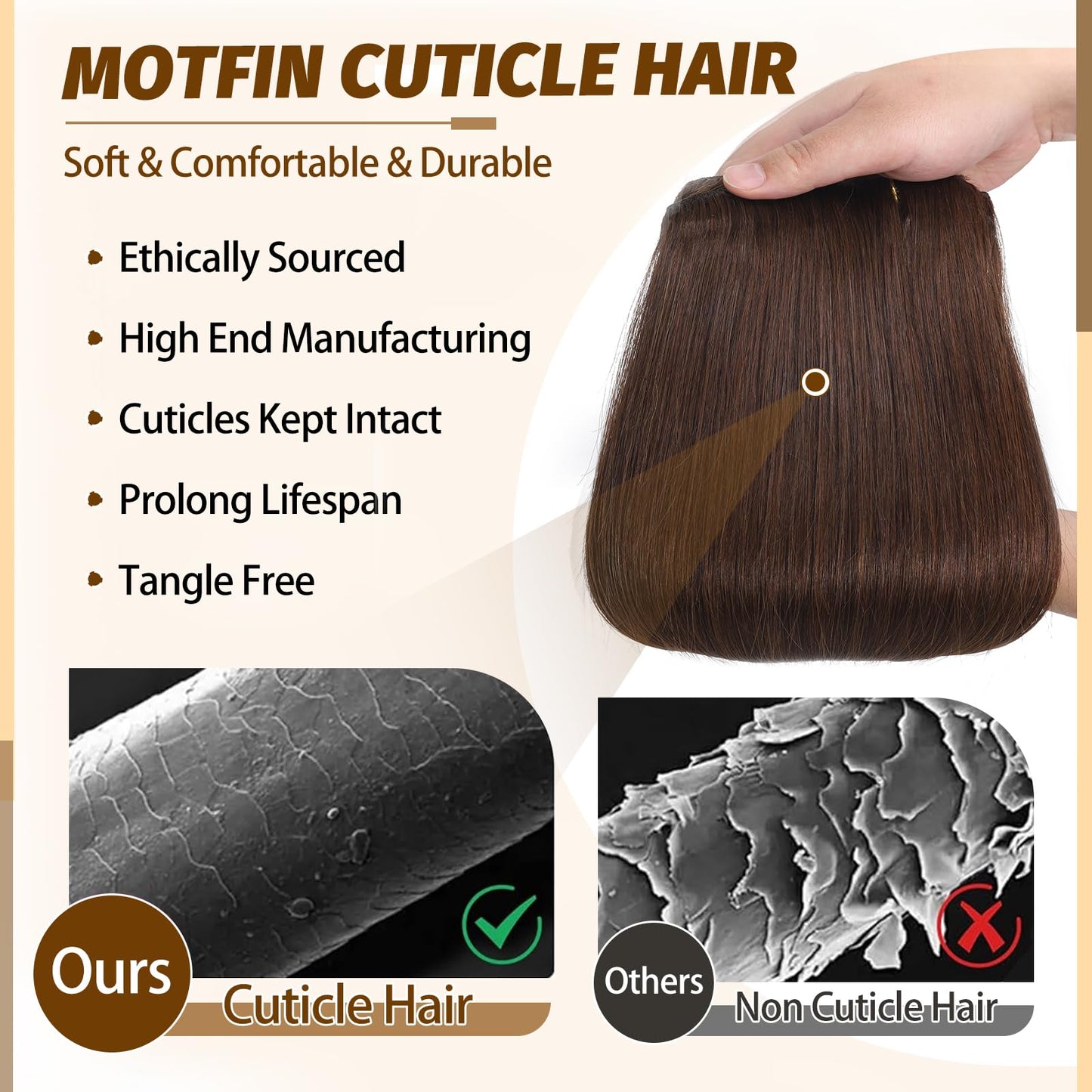 Clip in Hair Extensions Real Human Hair, 14 inch 80g, Balayage Invisible Remy Human hair Clip in Extensions for Women Seamless Straight 8Pcs Double Weft Chocolate Brown
