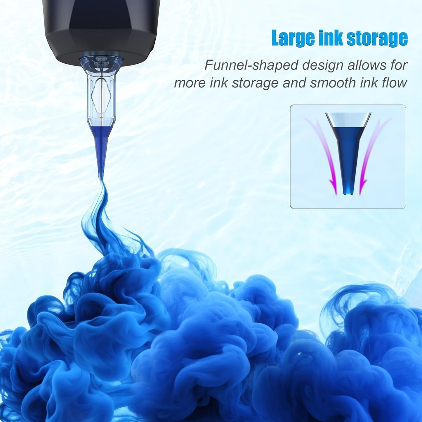 Emalla Tattoo Cartridge Needles - 20Pcs #10 Bugpin Curved Magnum 0.30mm Diameter | 5.0mm Long Taper