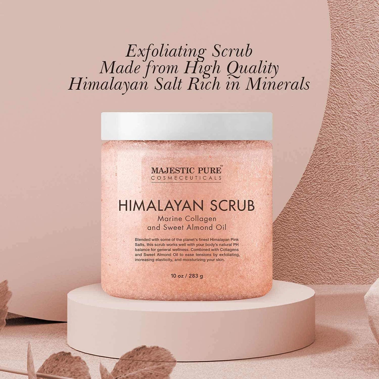 Himalayan Scrub with Collagen & Coconut Oil Bundle - 10 oz & 16 oz