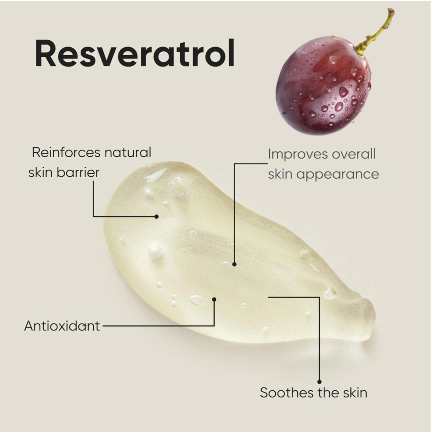 Resveratrol Skin Serum Antioxidant Anti-Aging Factor Improves Fine Lines Wrinkles & Skin Elasticity Cosmetic Grade