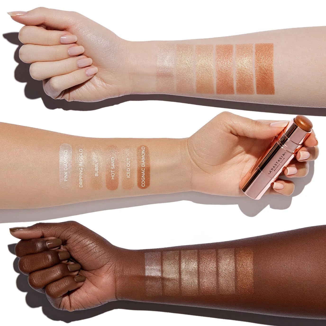 Anastasia Beverly Hills Stick Highlighter - Ultra-Smooth Cream Illuminator for Face & Body | Long-Lasting Glow