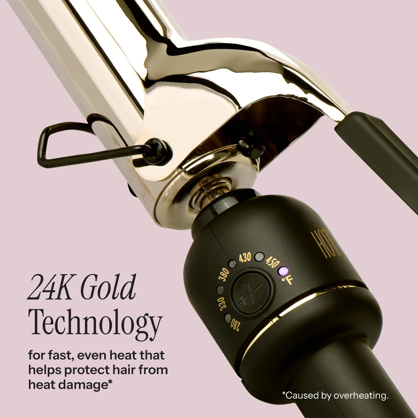 Hot Tools 24K Gold Professional 3/4" Extended Barrel Curling Iron