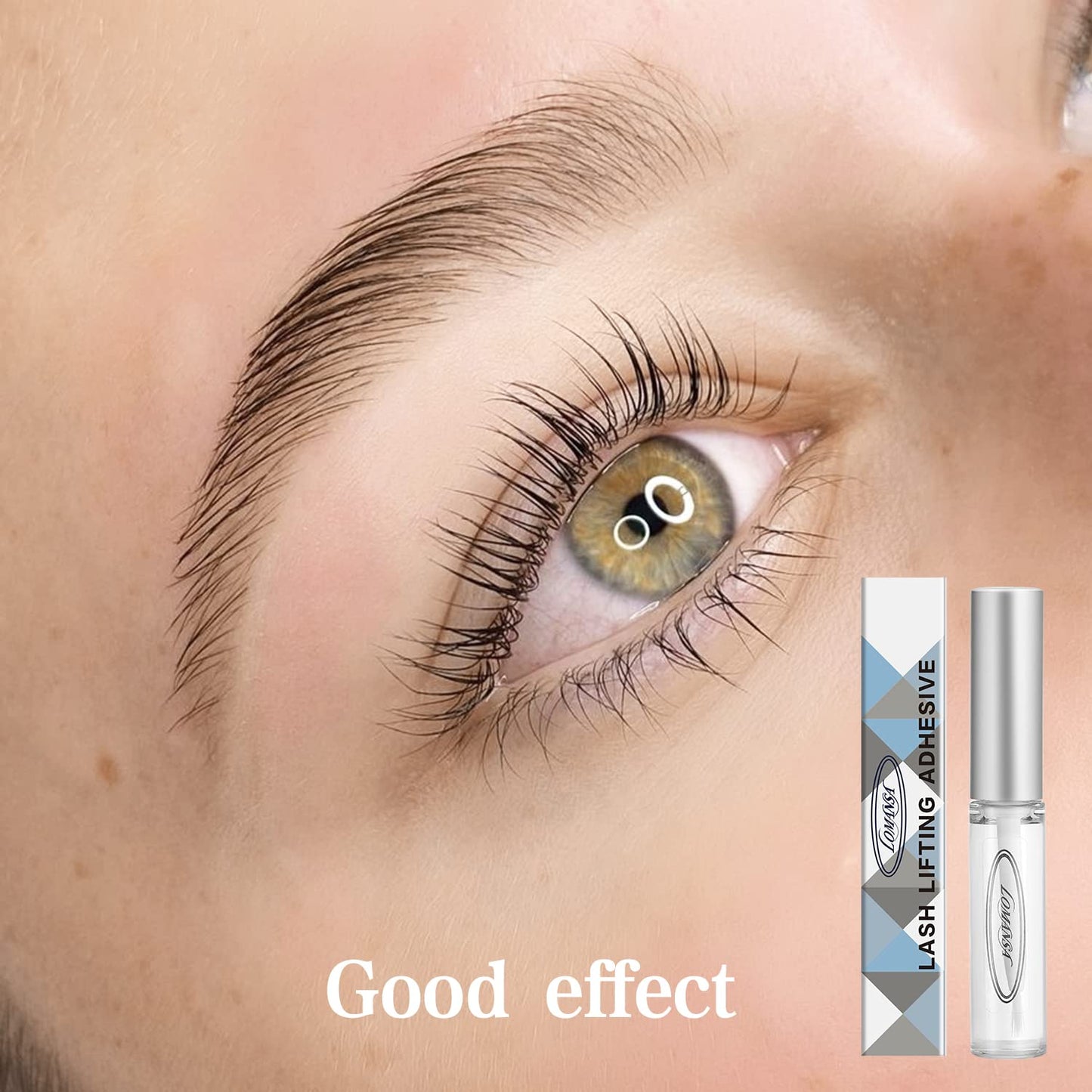 Lomansa Lash Lift Glue 2PCS, Eyelash Lift Glue Adhesive for Perming Rods, Strong Hold for Lash Lift & Brow Lamination at Home or Salon