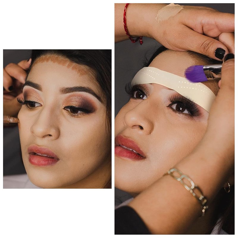 Microblading Practice Skin - 20 Pieces Silicone Eyebrow Tattoo Kits for Beginners | Dotted Line Design