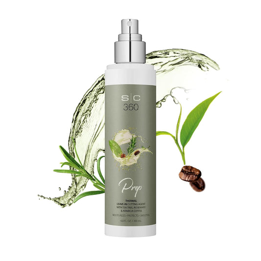 Stylecraft SC360 Revival Thermal Prep Hair Primer - Leave-In Heat Protectant - Frizz Control Hair Spray - Tea Tree, Rosemary, Arabica Coffee, Vegan, Paraben-Free, 6.8 oz