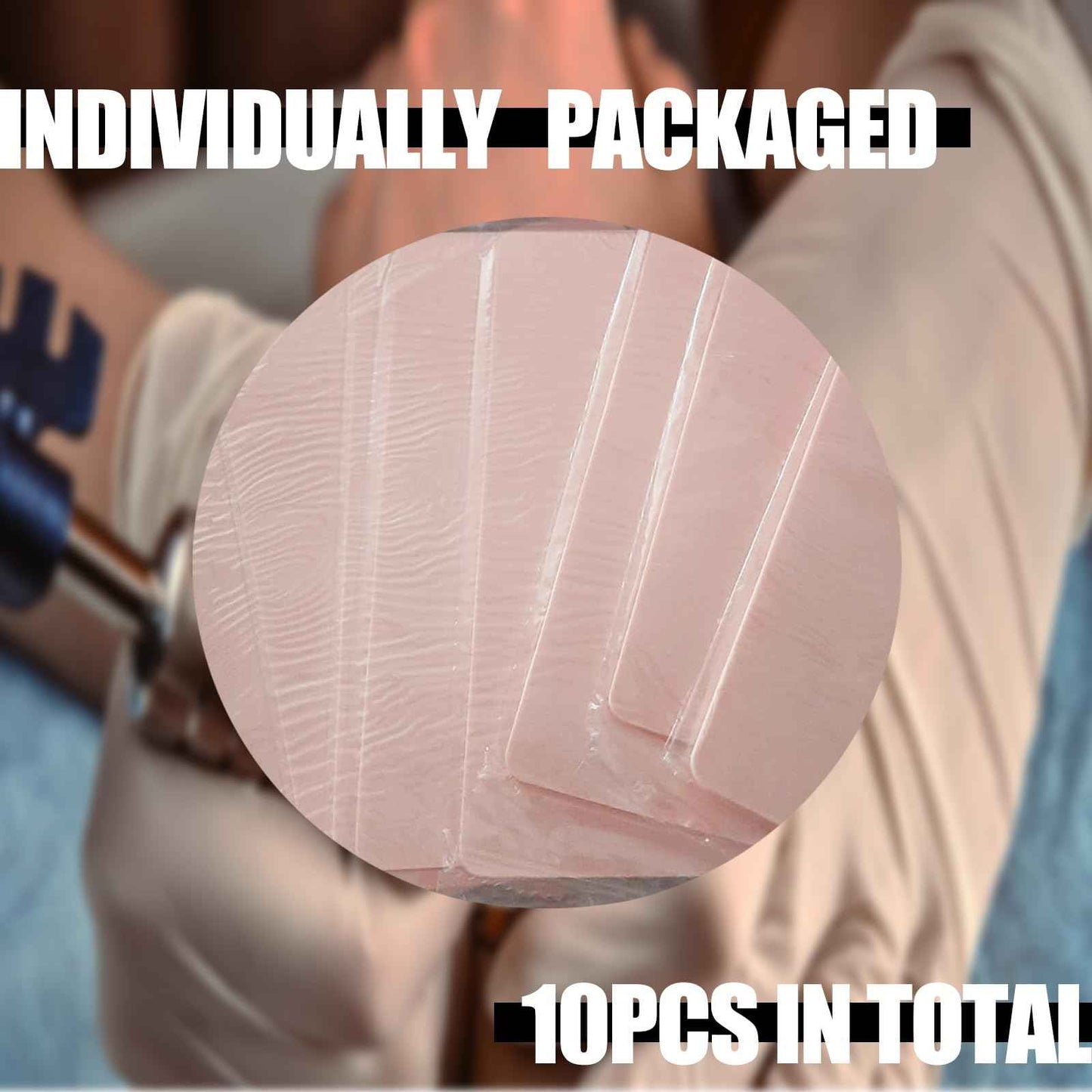 Beoncall 10pcs 3mm Tattoo Fake Skin Tattoo Practice Skin Thick 8x6'' Blank Supplies