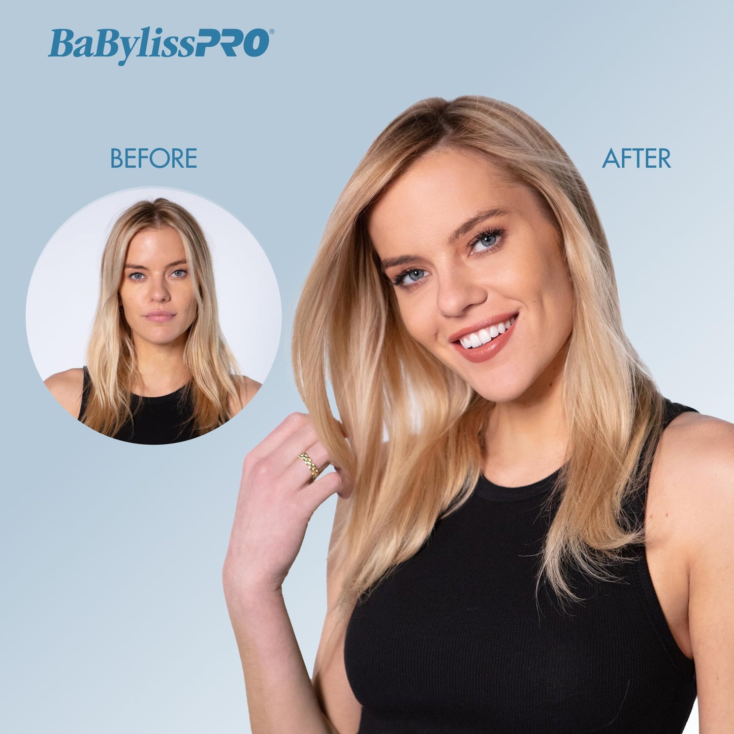 BaBylissPRO BaBylissPRO Nano Titanium Compact Thermal Paddle Brush, Hair Styling Tools & Appliances, BNTPB2UC, Blue