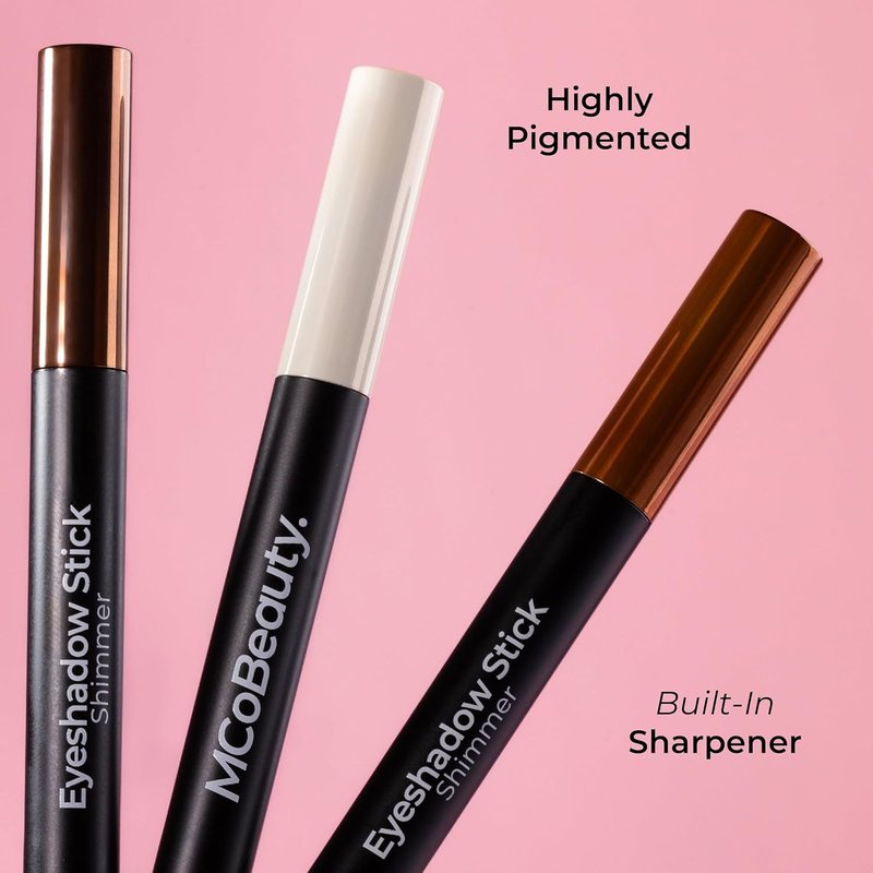 MCoBeauty Eyeshadow Stick - Creamy Shimmer Eye Shadow Crayon | Multi-Use Pigmented Vegan Makeup