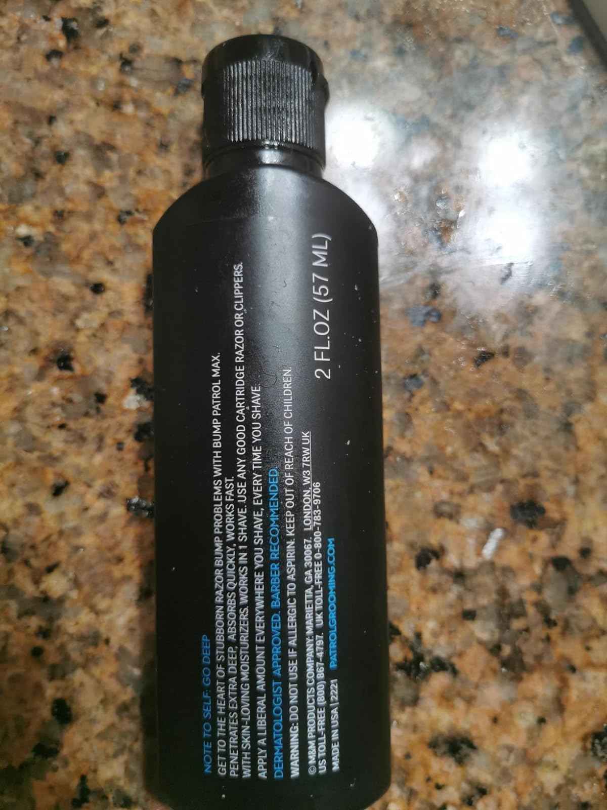 Bump Patrol Maximum Strength Aftershave Formula - After Shave Solution Eliminates Razor Bumps and Ingrown Hairs - 4 Ounces