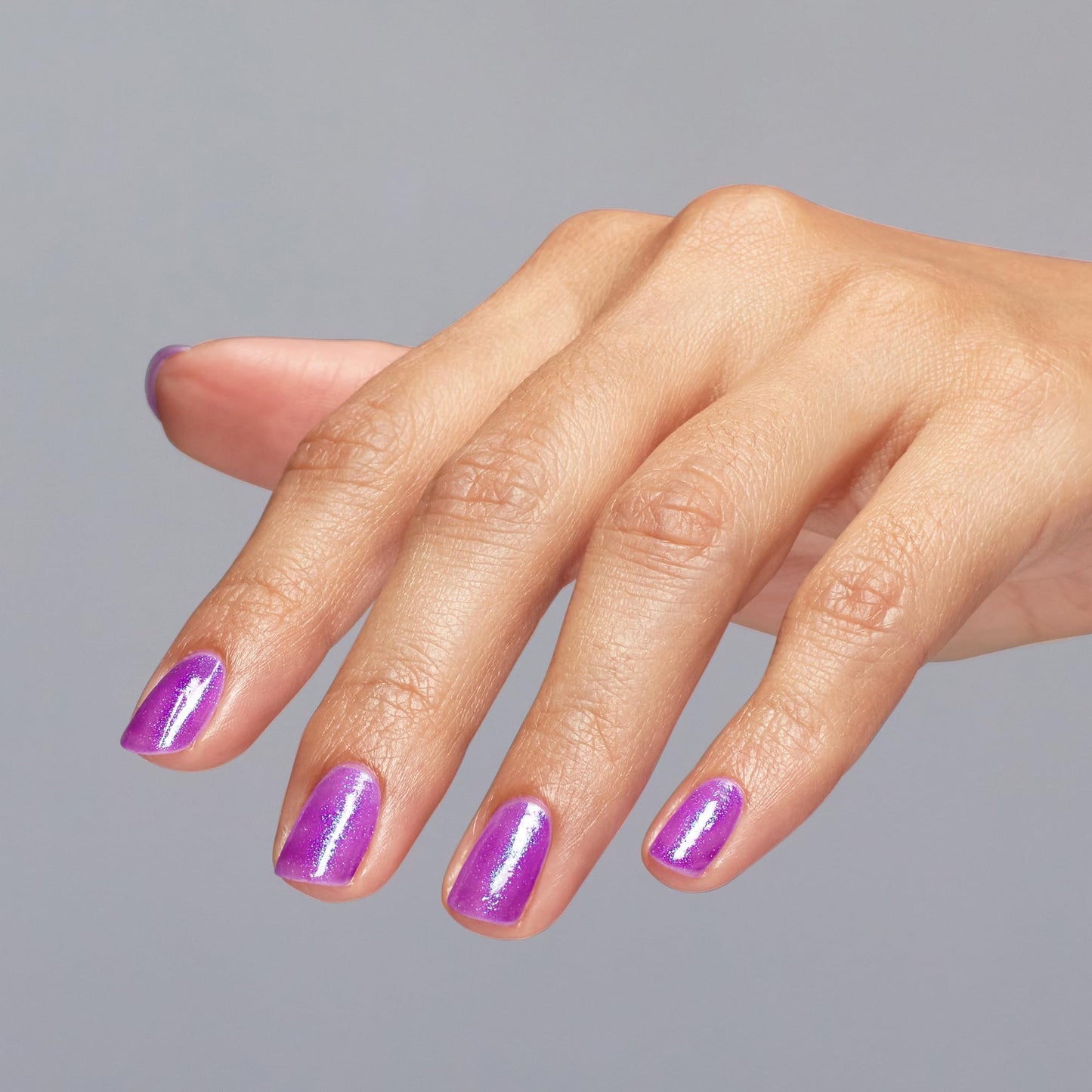 OPI Nail Lacquer Feelin’ Libra-ted | Sheer Bright Purple Shimmer Chip Resistant Nail Polish | Big Zodiac Energy Collection