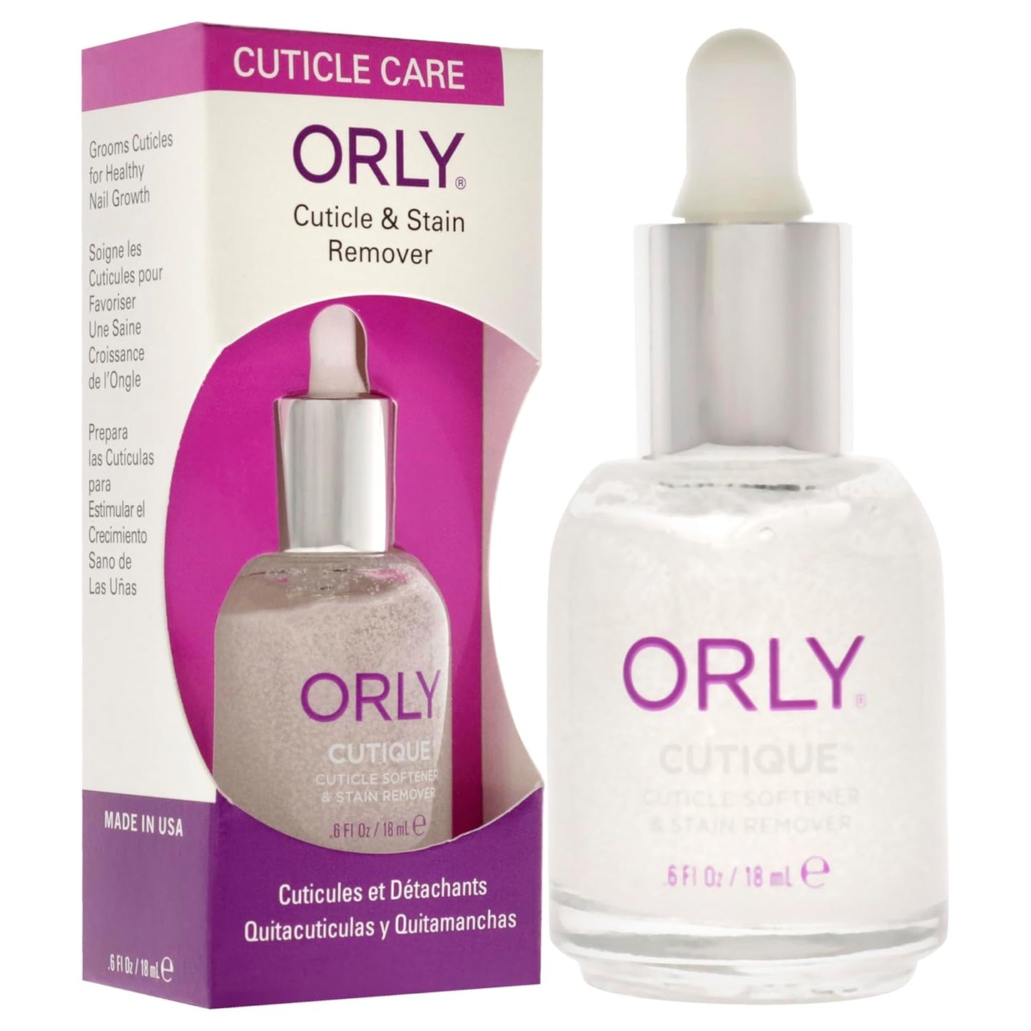 Cutique Cuticle & Stain Remover for Nails - Effective 0.6 oz Nail Treatment