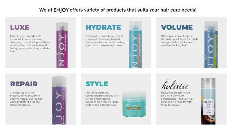 Enjoy Volumizing Elixir, Lightweight Root Lifting Styler for Fine Hair, Adds Body, Density & Long‑Lasting Hold, Water‑Based Texturizer, Humidity Resistant, 8.5 Oz
