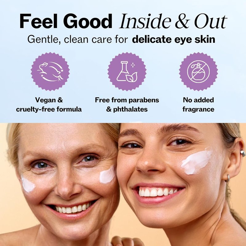 LilyAna Naturals Eye Cream - Dark Circles & Puffiness Treatment | Anti-Aging for Sensitive Skin - 1.7 oz