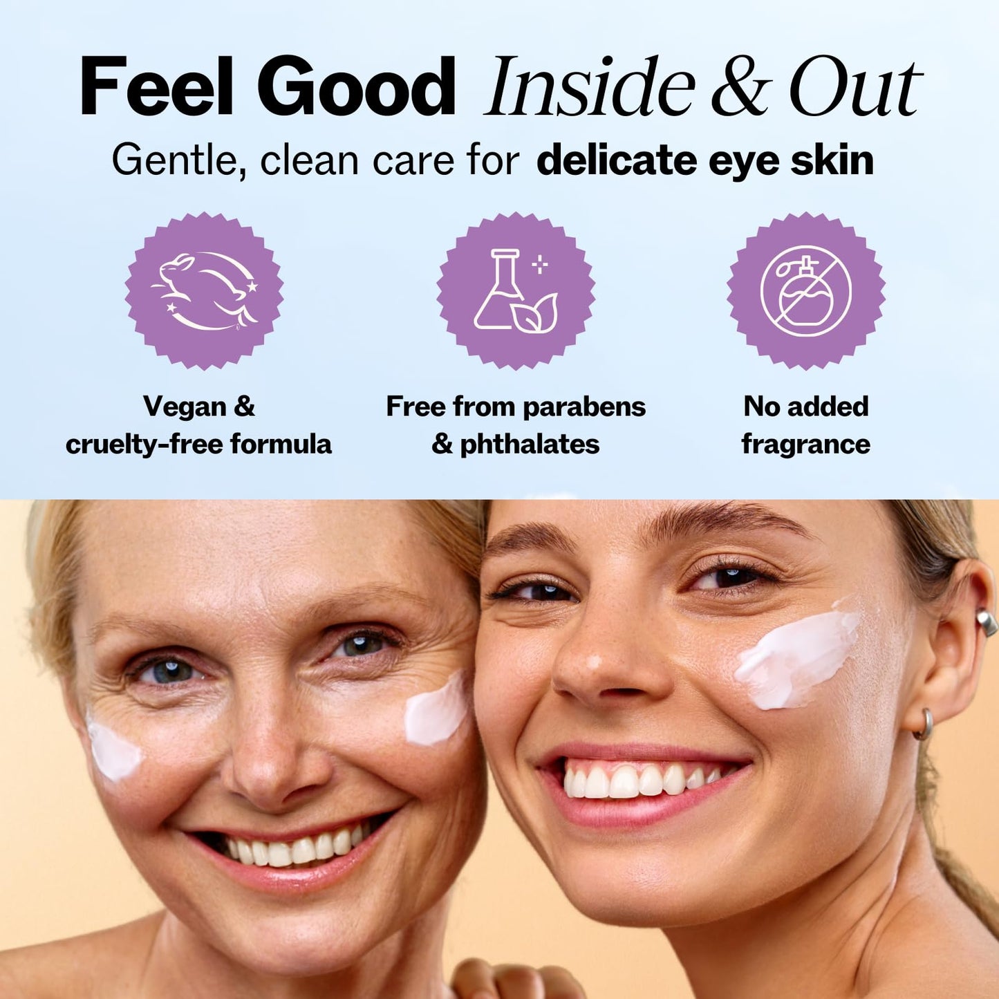 LilyAna Naturals Eye Cream for Dark Circles and Puffiness, Under Eye Cream for Wrinkles and Bags, Anti Aging - helps Improve Dryness; for Sensitive Skin - 1.7 oz - Made in USA