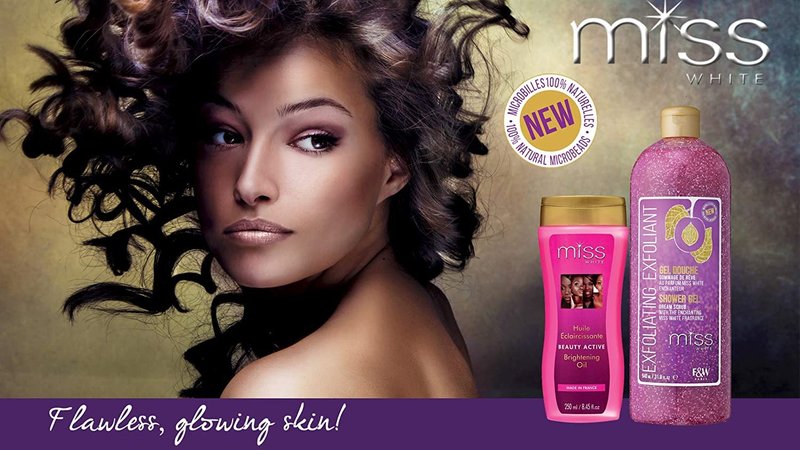 FAIR & WHITE Miss White Exfoliating Shower Gel 940ml/31.8 Fl Oz - Formulated to Exfoliate Skin, with Pomegranate and Glycerin
