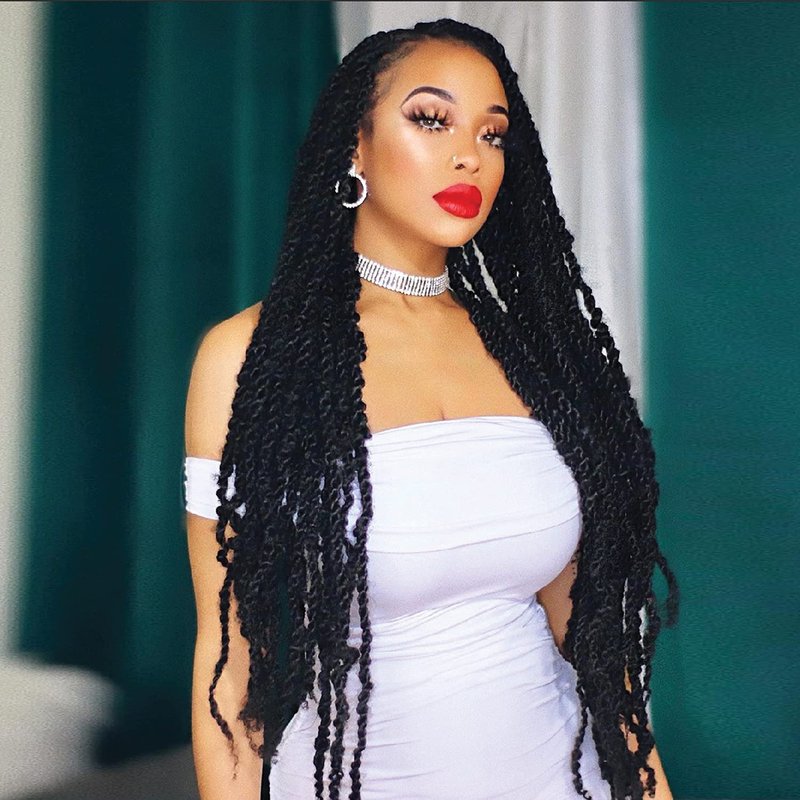 Outre Crochet Braids X-Pression Twisted Up 3X Springy Afro Twist 24" (3-pack, 4)