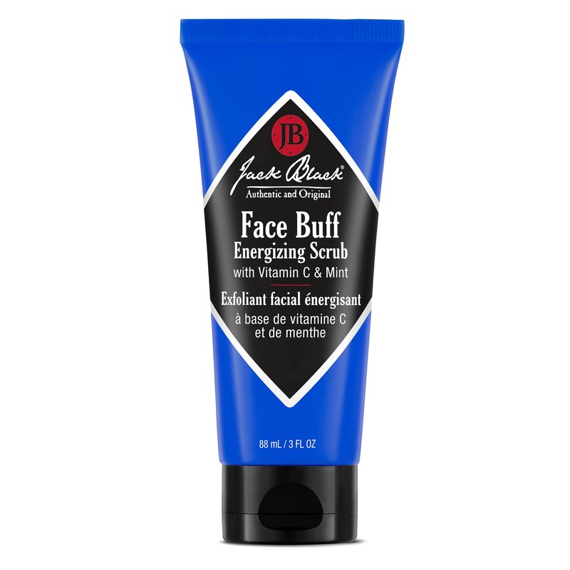 Jack Black Face Buff Energizing Scrub, 3 fl oz - Mens Facial Scrub, Exfoliating Face Wash for Men, Mens Skin Care and Facial Care