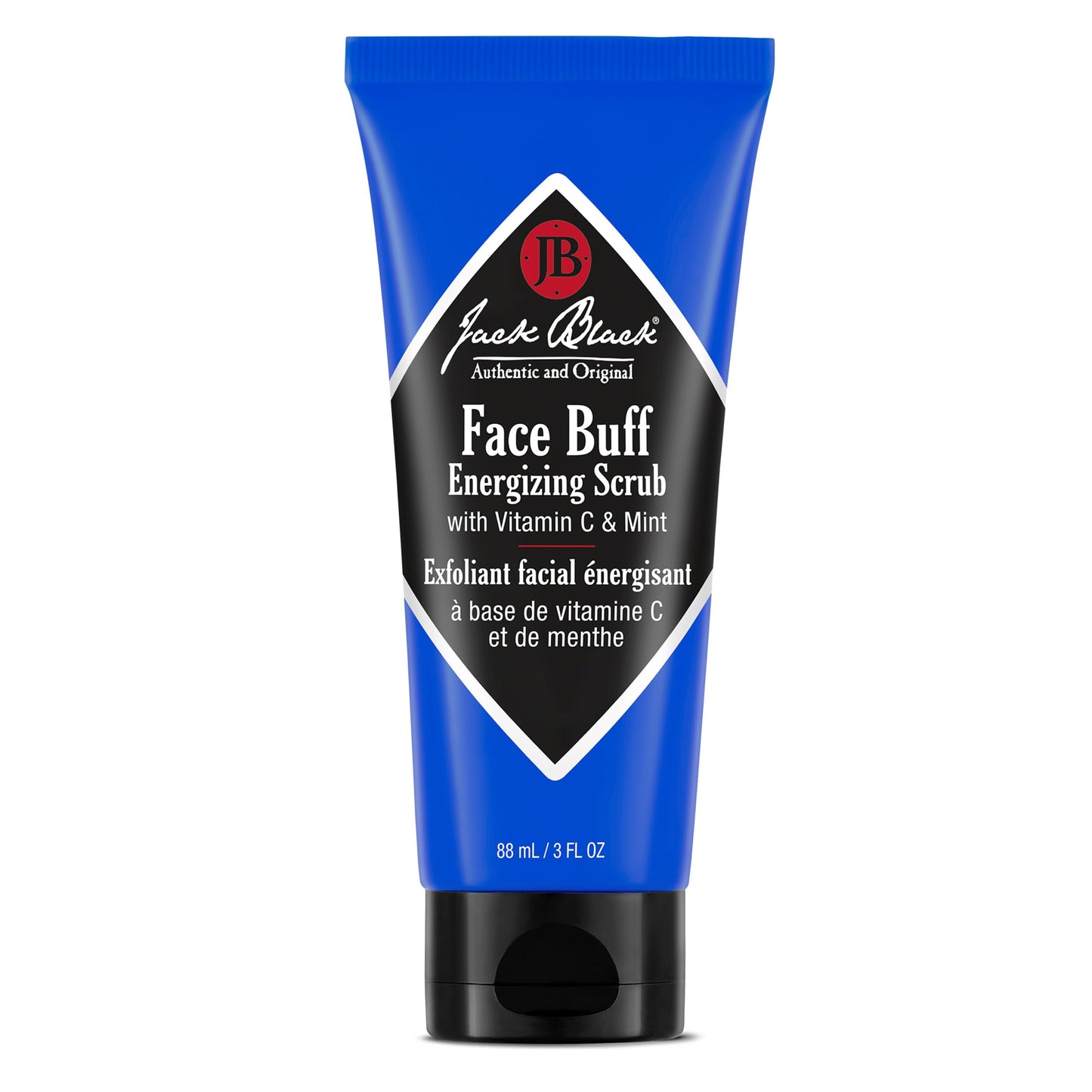 Jack Black Face Buff Energizing Scrub, 3 fl oz - Mens Facial Scrub, Exfoliating Face Wash for Men, Mens Skin Care and Facial Care