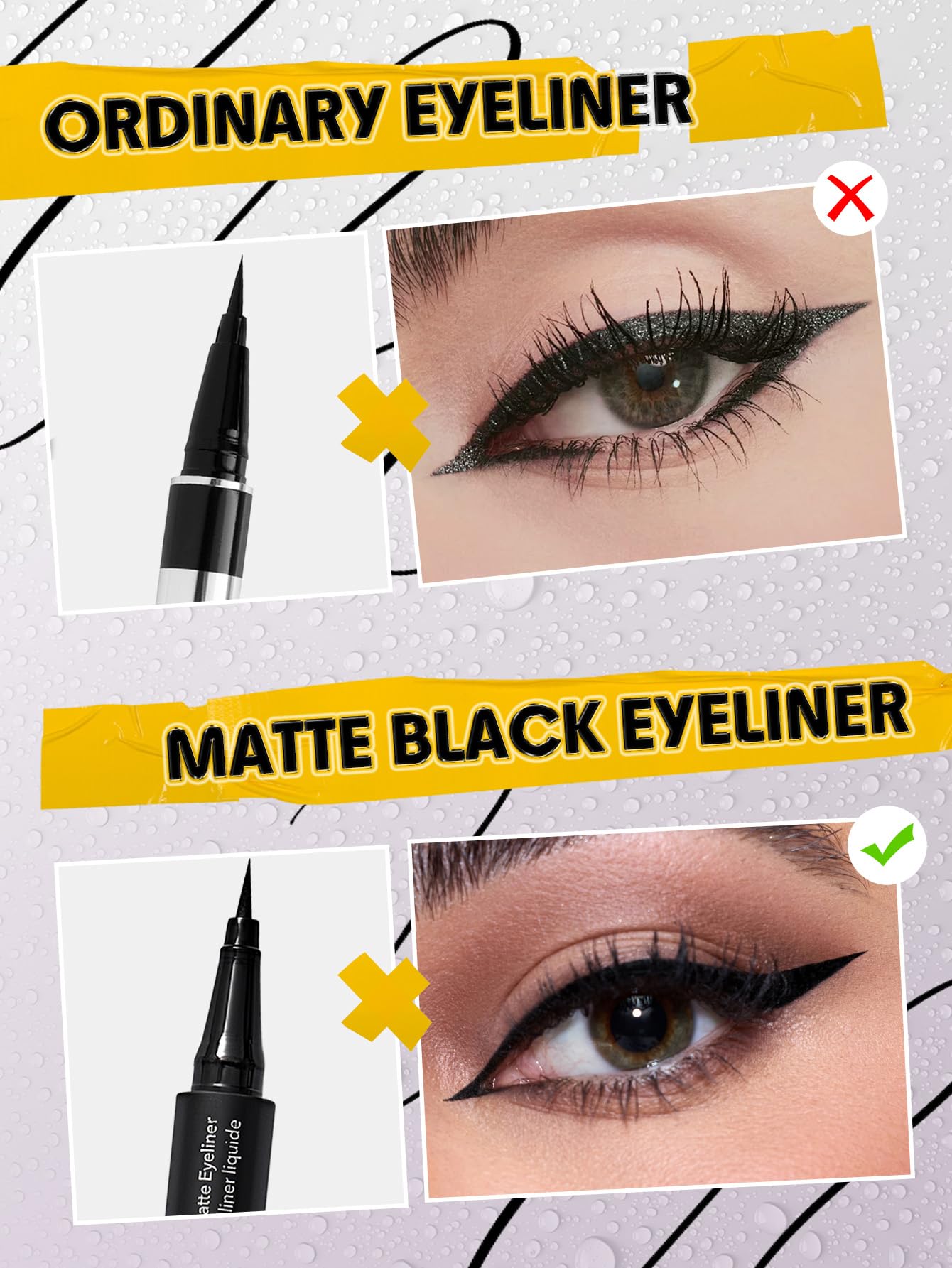 SHEGLAM Oh So Rich Matte Eyeliner Waterproof Smudgeproof Longwearing Liquid Eyeliner
