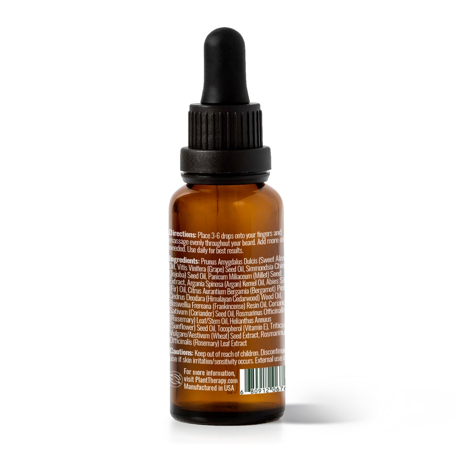 Plant Therapy Hair Therapy Thicker Beard, Beard Oil 30 mL (1 oz) Promotes Growth and Shine, Encourages Healthy Skin for a Beard that is Touchably Soft, Smooth, and Manageable