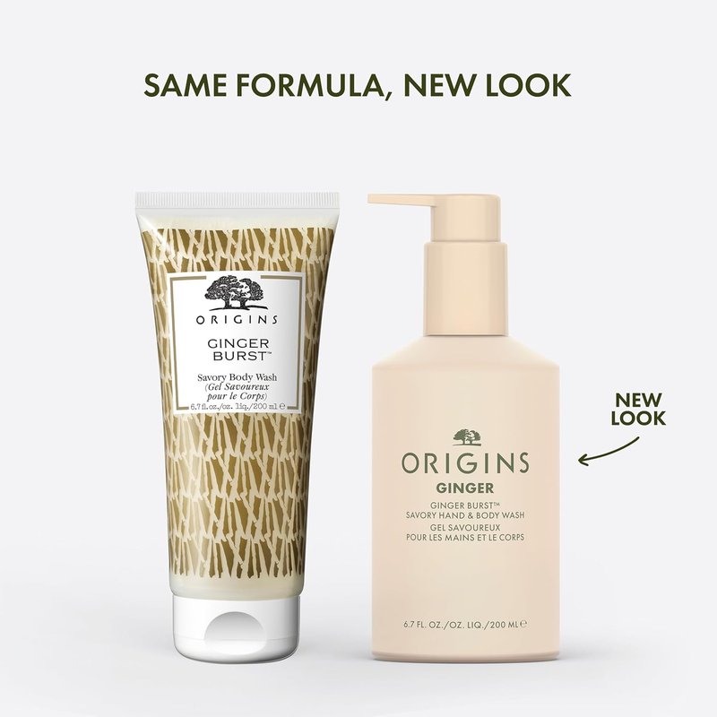 Origins Ginger Burst Hand & Body Wash - Lathers & Cleanses with Ginger | 6.7 Fl Oz