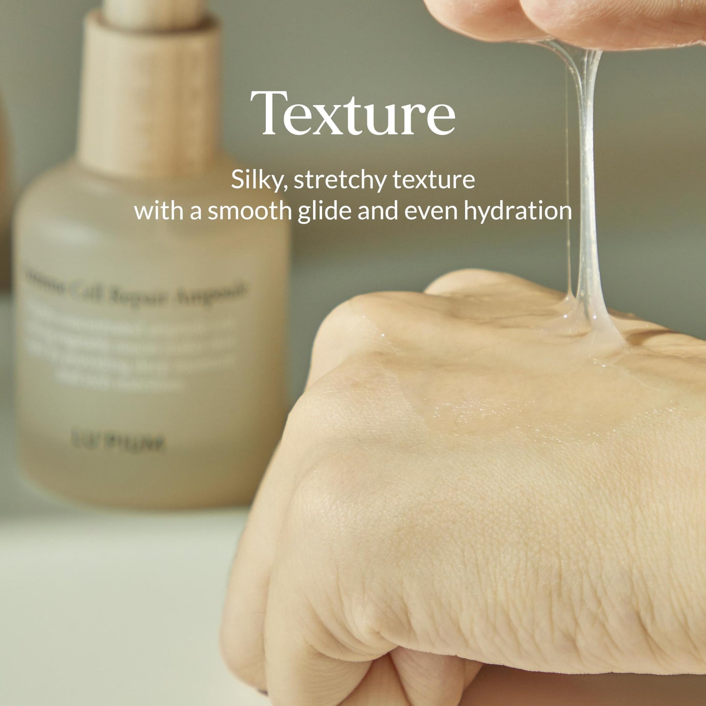 LU'PIUM Extreme Cell Repair Ampoule - Vegan Mucin Serum, Barrier Repair & Deep Hydration, Soothing & Moisturizing, Elastic Thread-like Texture, Korean Skincare (30ml, 1.01 fl.oz.)