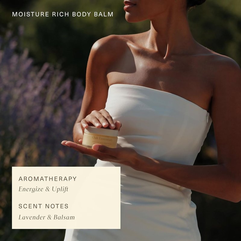 Moisture Rich Body Balm - Hydrating Balm-to-Oil Moisturizer with Sea Buckthorn & Coconut Oil | 5.3 Oz