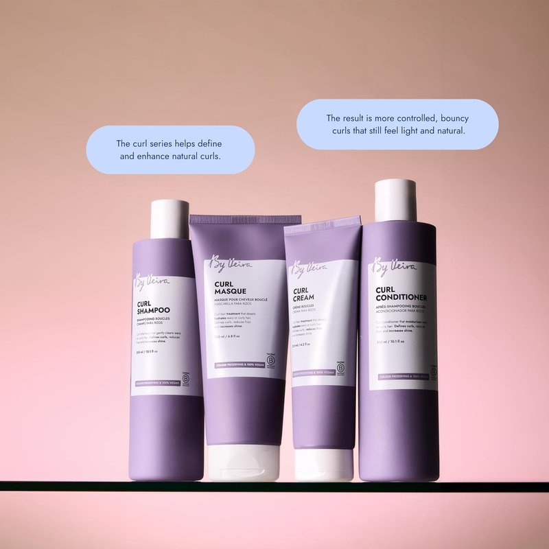 Curl Shampoo for Curly & Wavy Hair - Gently Cleanses, Defines & Reduces Frizz | 10.1 Fl Oz, Vegan & Sulfate-Free