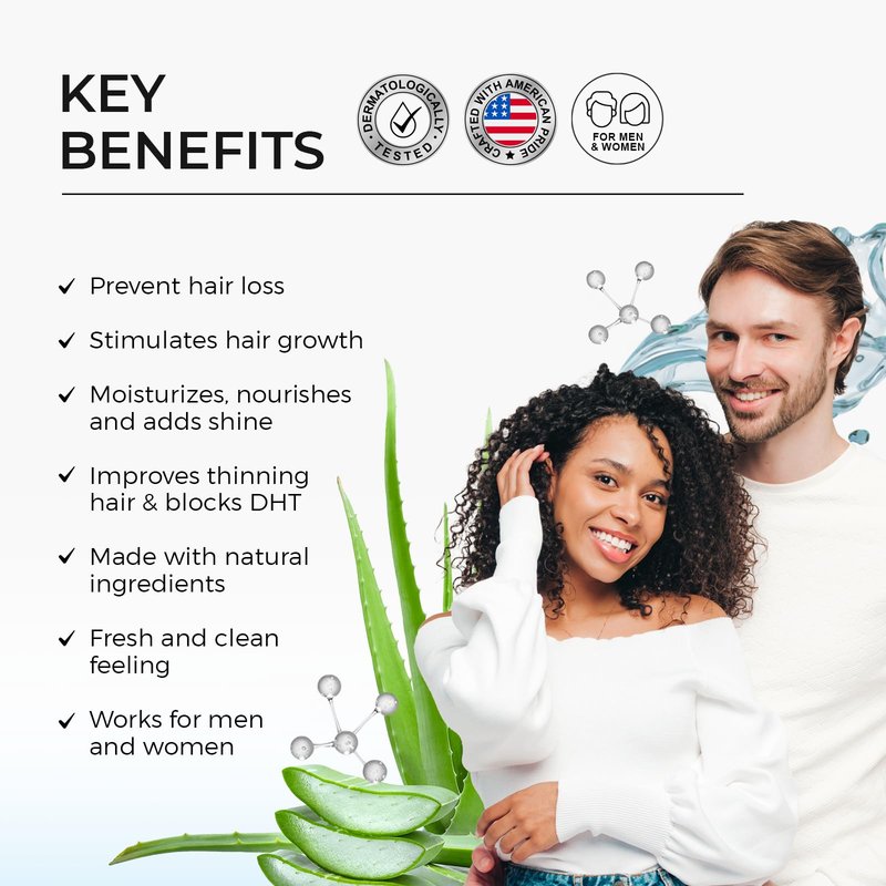 Rivermint Premium Hair Strengthening Shampoo Castor Oil, Biotin, Avocado Oil, Caffeine, Saw Palmetto, Onion, and Redensyl Hair Regrowth & Thickening Support Sulfate-Free, Paraben-Free, for Men & Women