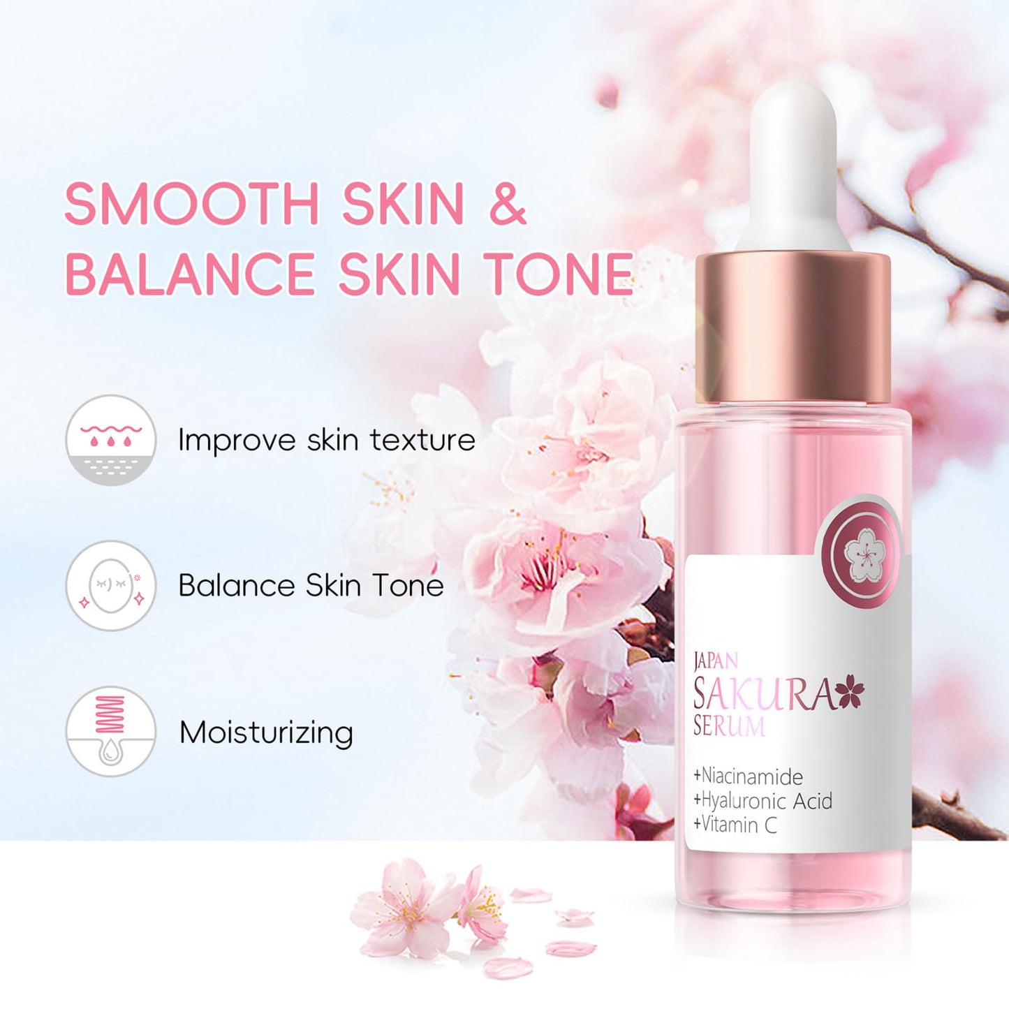 Sakura Skincare Set for Teen Girls 10-12,Skin Care Sets & Kits,33PCS Teenage Girls Gifts,Complete Pamper Face Care Sets for Women,Daily Facial Skincare Routine (One Size, Cherry Blossom-StyleD)