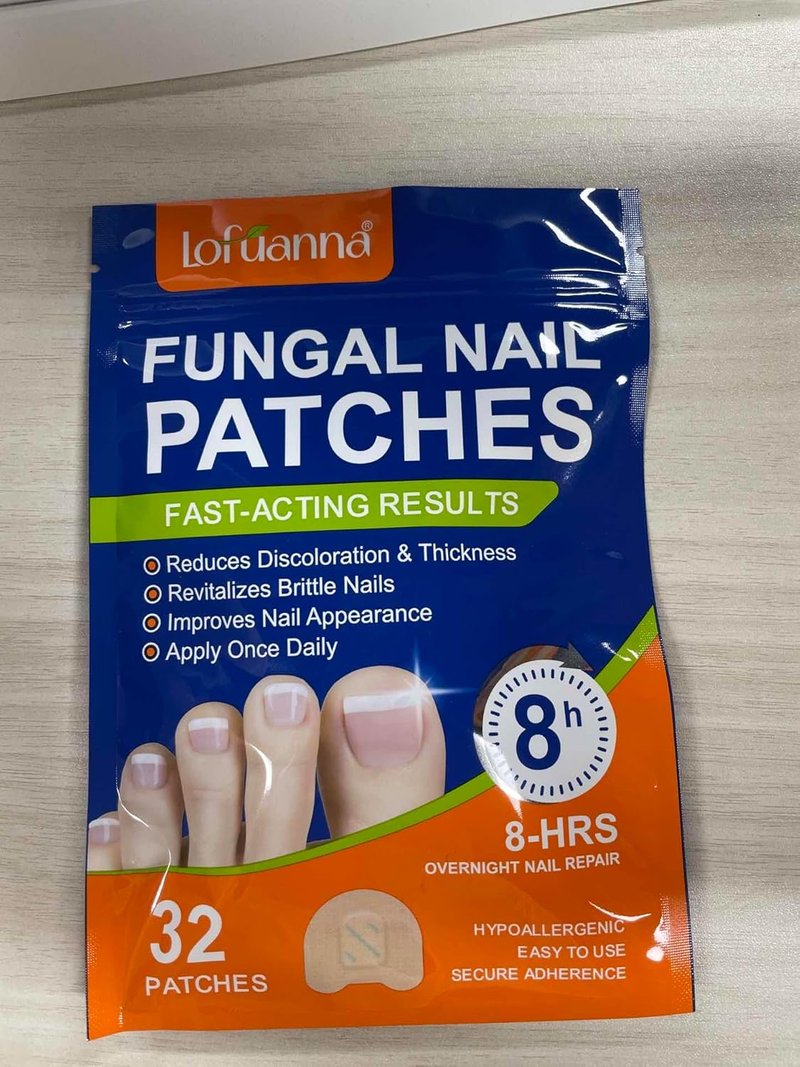 Extra Strength Toenail Treatment - 64 Pcs Overnight Nail Patches for Damaged Toenails | 8-Hour Repair & Care