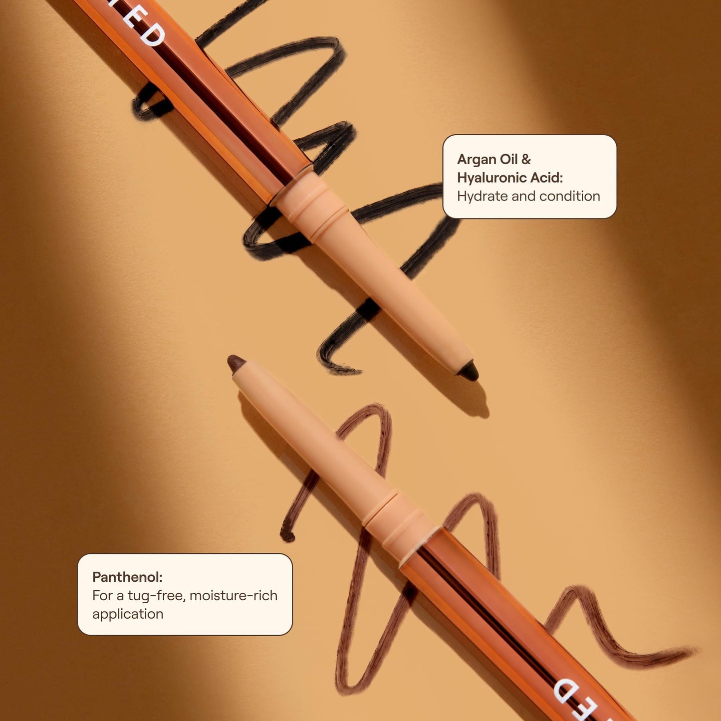 Live Tinted Hueliner Longwearing Pencil Eyeliner - Waterproof, Transfer-Proof, Long-Lasting Formula that Easily Glides On, High-Pigmented Pencil Eyeliner, 0.35g - Brown