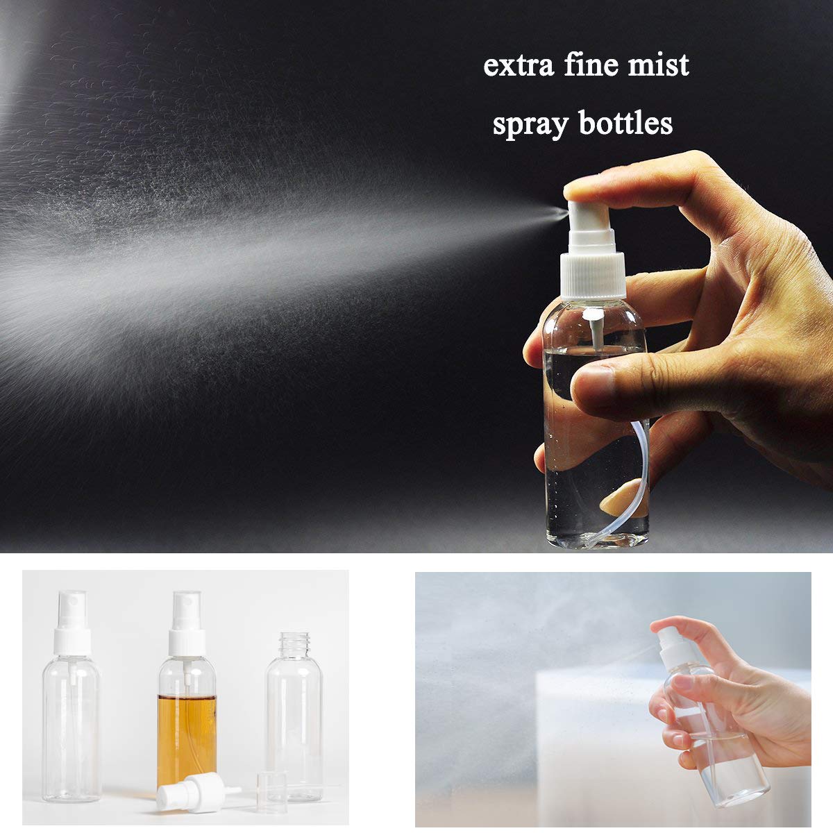 ZEJIA 40 Pack Small Spray Bottle, 2.7oz/80ml Travel Spray Bottle