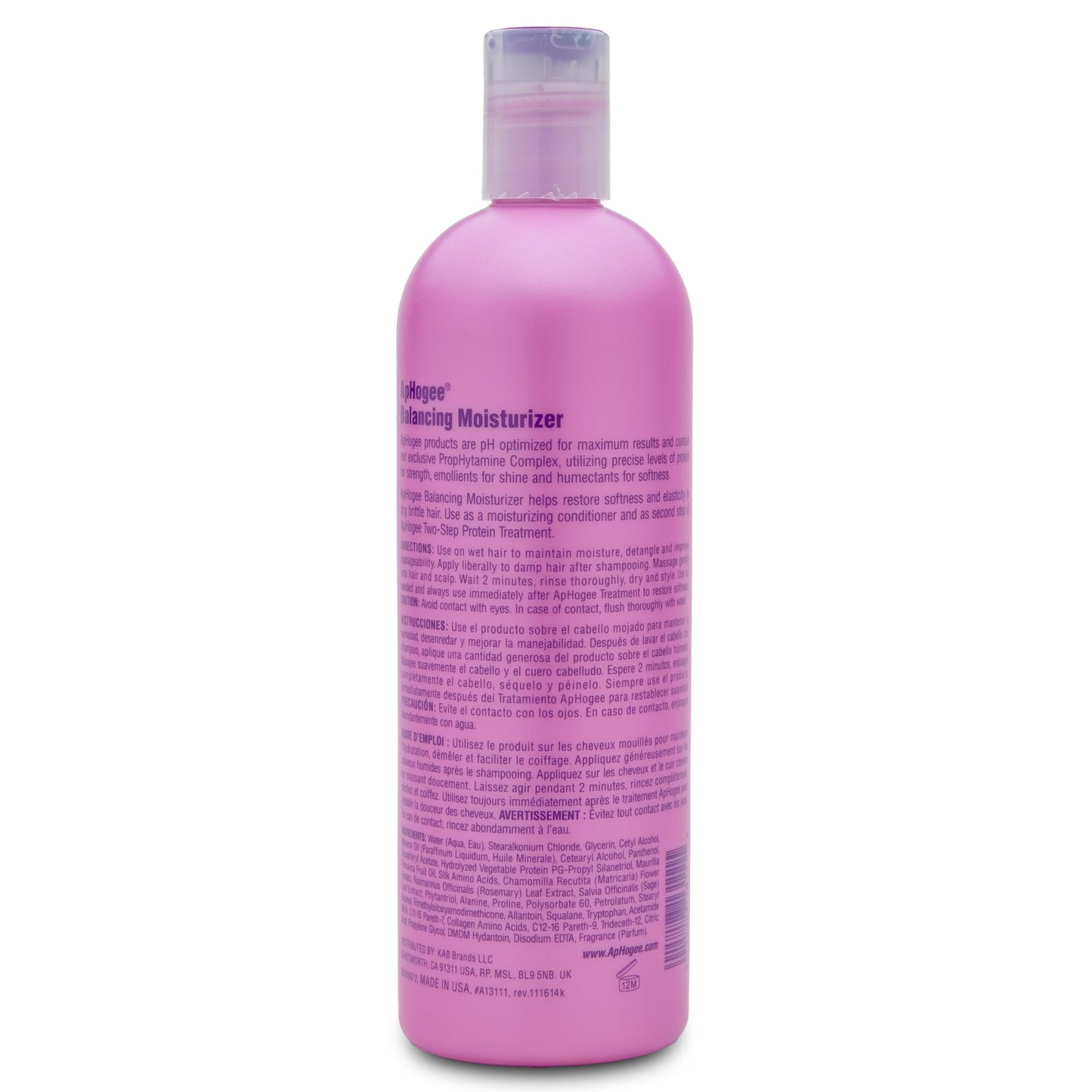 Aphogee Hair Care Double Bundle – Two-Step Protein Treatment (16 fl oz) & Balancing Moisturizer (16 fl oz)