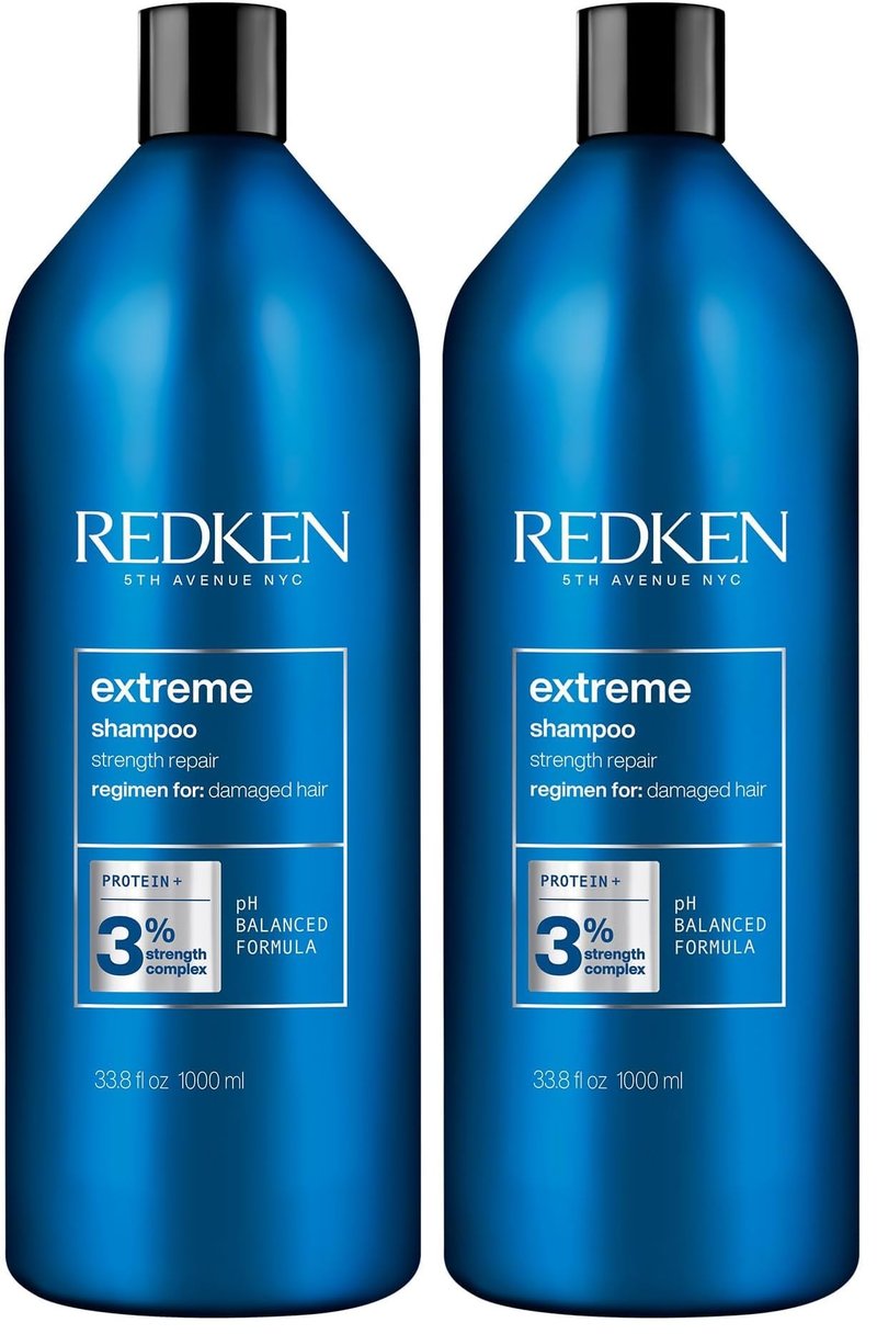 Redken Extreme Shampoo - Strengthen & Repair Damaged Hair,For Damaged Hair,Infused With Proteins,(Pack of 2)