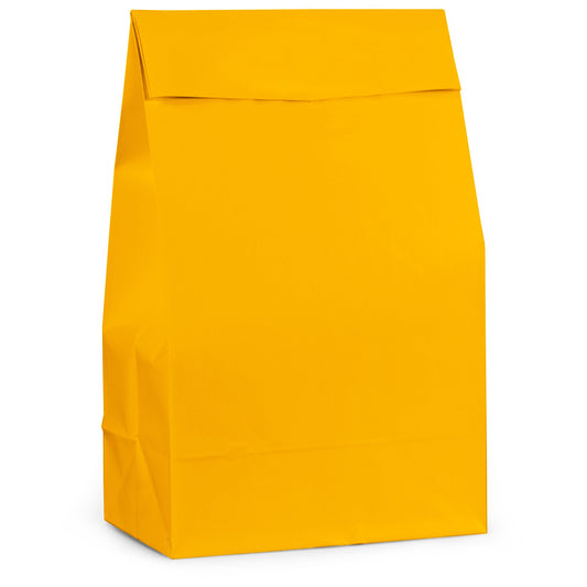 amscan Packaged Paper Bags | Yellow Sunshine | Party Accessory, 10"H x 5 1/4"W x 3"D (376000.09)